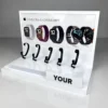 Custom Acrylic Watch Display Stand with YOUR Logo