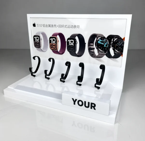 Custom Acrylic Watch Display Stand with YOUR Logo