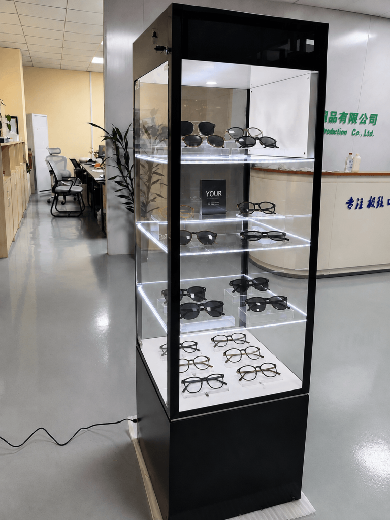 Custom Glass Display Shelf Article2