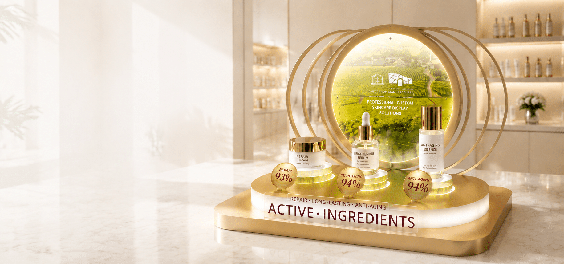 Cosmetics Display Stand Hero