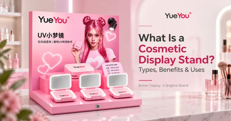 Cosmetic display stand for beauty brands