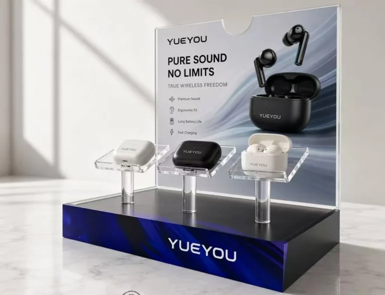 Custom Acrylic Earphone Display Stand