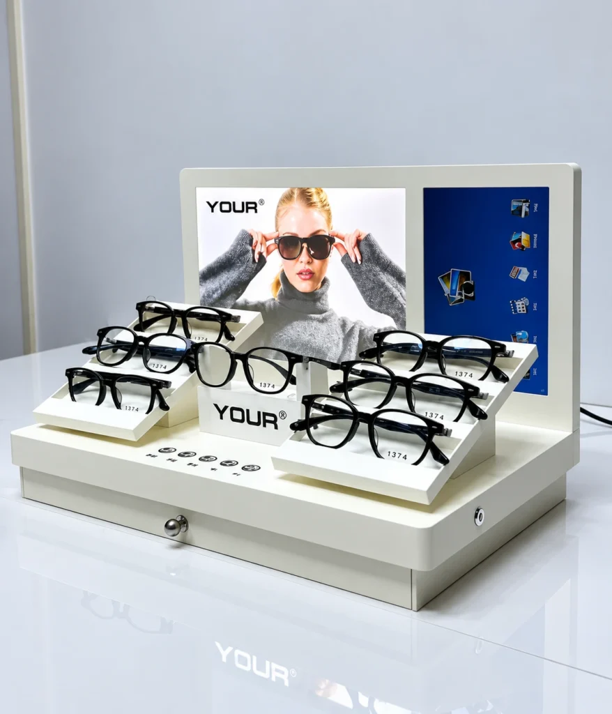 Custom Acrylic Eyeglass Display Stand for Retail