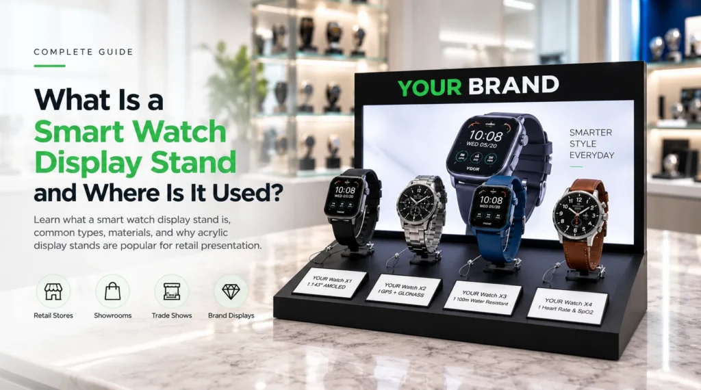 smart watch display stand for retail stores