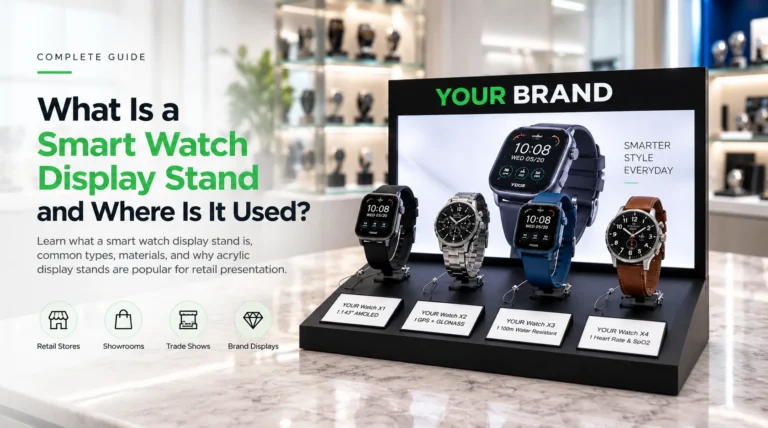 smart watch display stand for retail stores