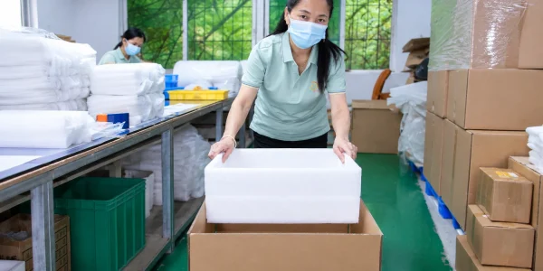 Custom acrylic display protective foam packaging